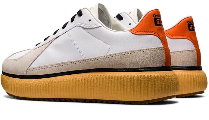 Onitsuka Tiger鬼冢虎 Delecity 低幫 板鞋 男女同款 白橙 Shop Onitsuka Tiger鬼冢虎 Delecity 低幫 板鞋 男女同款 白橙