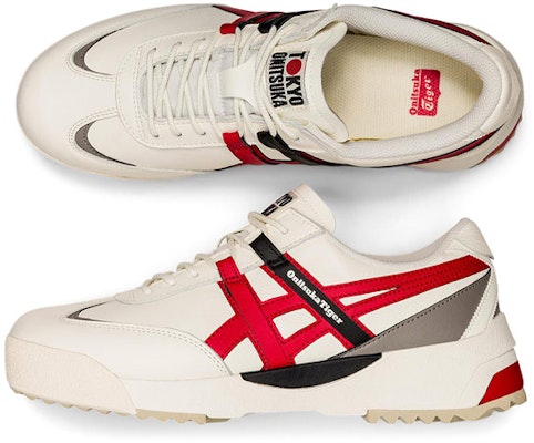 Onitsuka Tiger鬼塚虎 Delegation EX 低幫 板鞋 男女同款 白紅 Shop Onitsuka Tiger鬼塚虎 Delegation EX 低幫 板鞋 男女同款 白紅