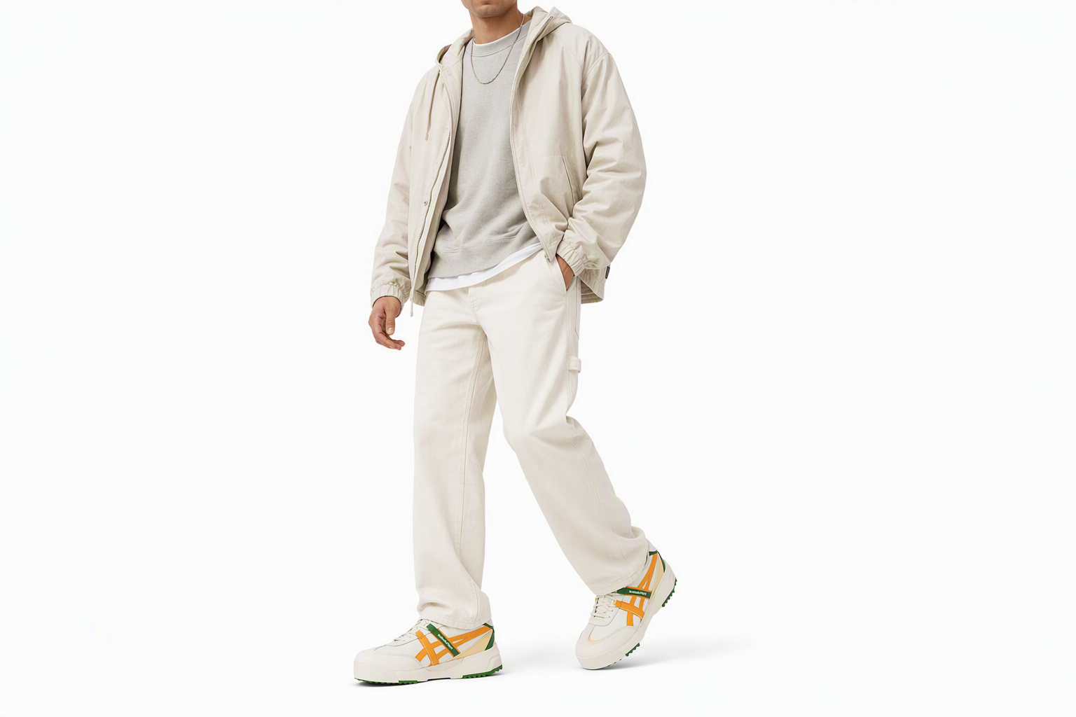 Order Onitsuka Tiger Delegation EX Shoes 'Cream Citrus Green' 1183A559-107