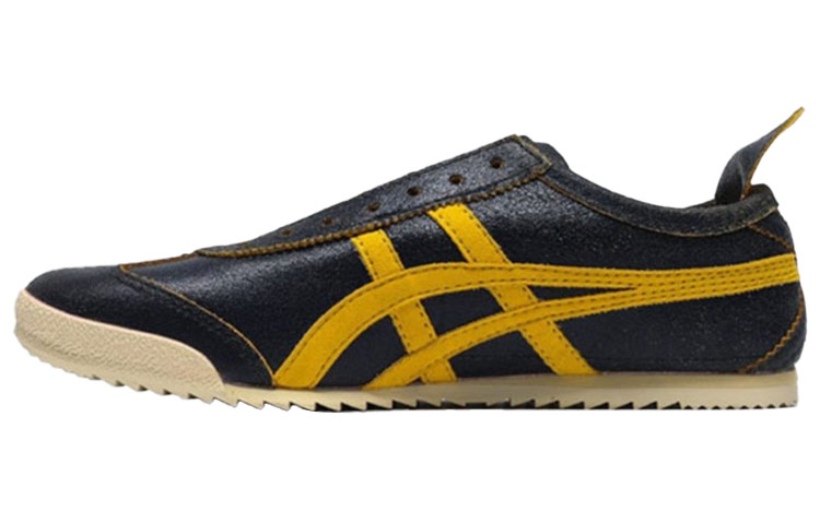 Buy 鬼塚虎豪華款懶人鞋 黑黃色