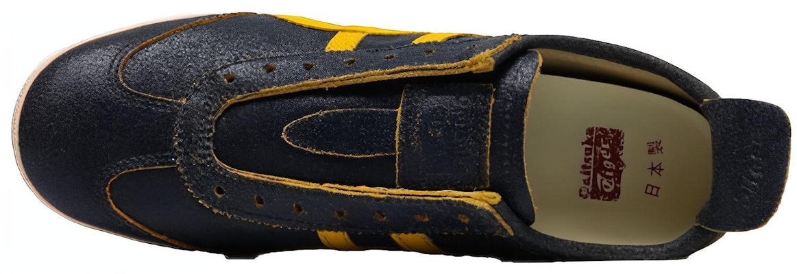 Onitsuka Tiger Deluxe Slip-On 'Black Yellow' THL504-5004 Lookbook Onitsuka Tiger Deluxe Slip-On 'Black Yellow' THL504-5004