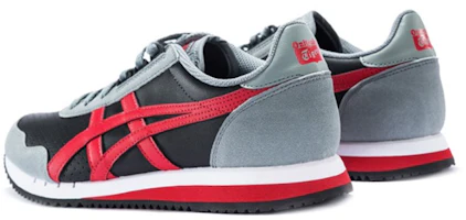 Lookbook Onitsuka Tiger Dualio 'Gray Black Red' 1183A508-001