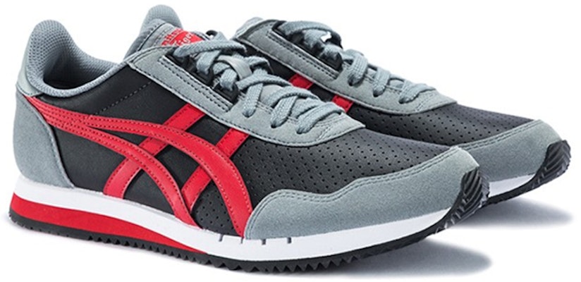 Onitsuka Tiger Dualio 'Kelabu Hitam Merah' 1183A508-001 Order Onitsuka Tiger Dualio 'Kelabu Hitam Merah' 1183A508-001