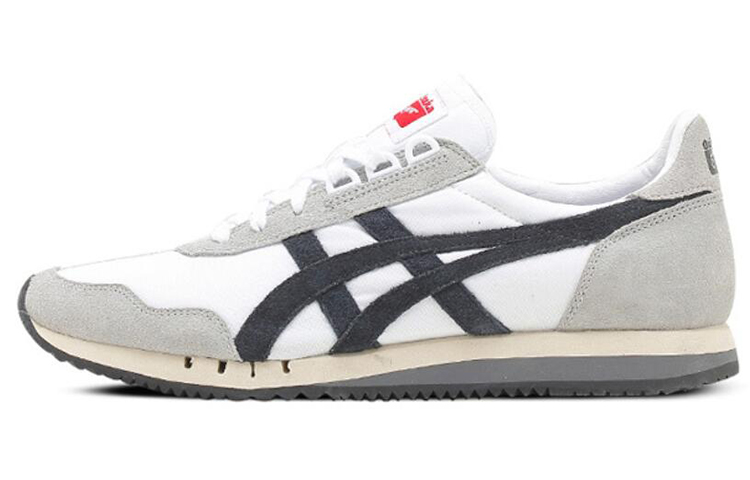 Onitsuka Tiger Dualio Low Top Non-Slip Lightweight Athleisure Casual Sports Shoes 'Black White' D600N-0190