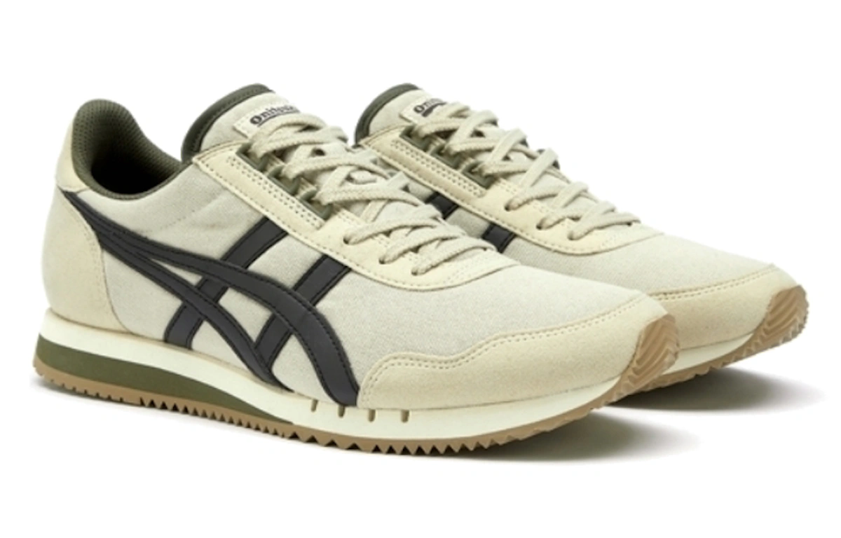 Onitsuka Tiger Dualio Shoes 'Cream Grey Green'