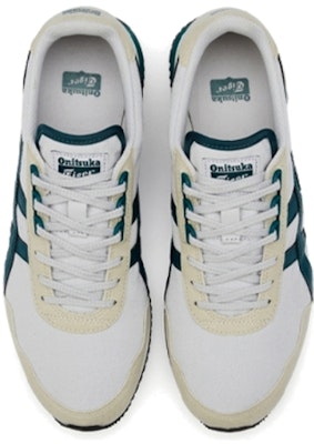 Onitsuka Tiger Dualio 低筒休閒運動鞋 白綠 Shop Onitsuka Tiger Dualio 低筒休閒運動鞋 白綠