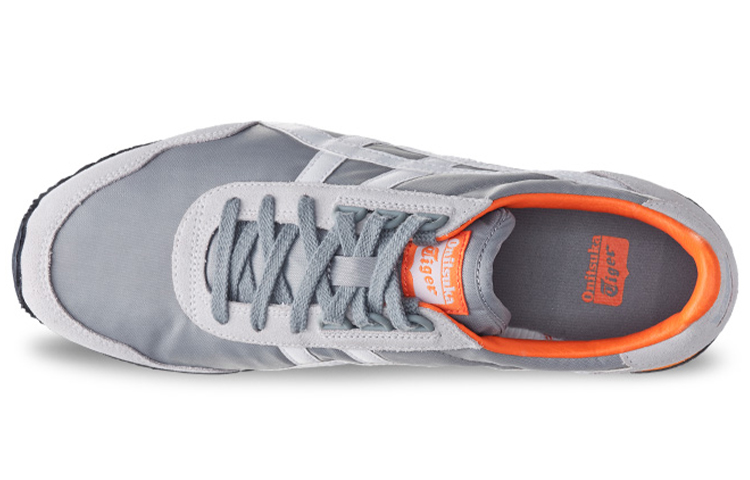 Lookbook Sepatu Onitsuka Tiger Dualio 'Abu-Oranye' D6K3N-020