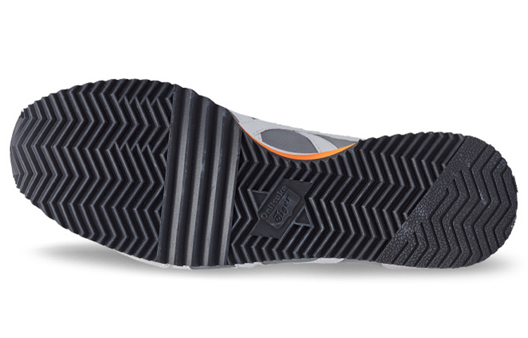 Shop 鬼塚虎 Dualio 舒適耐磨運動鞋 男女同款 灰橙色