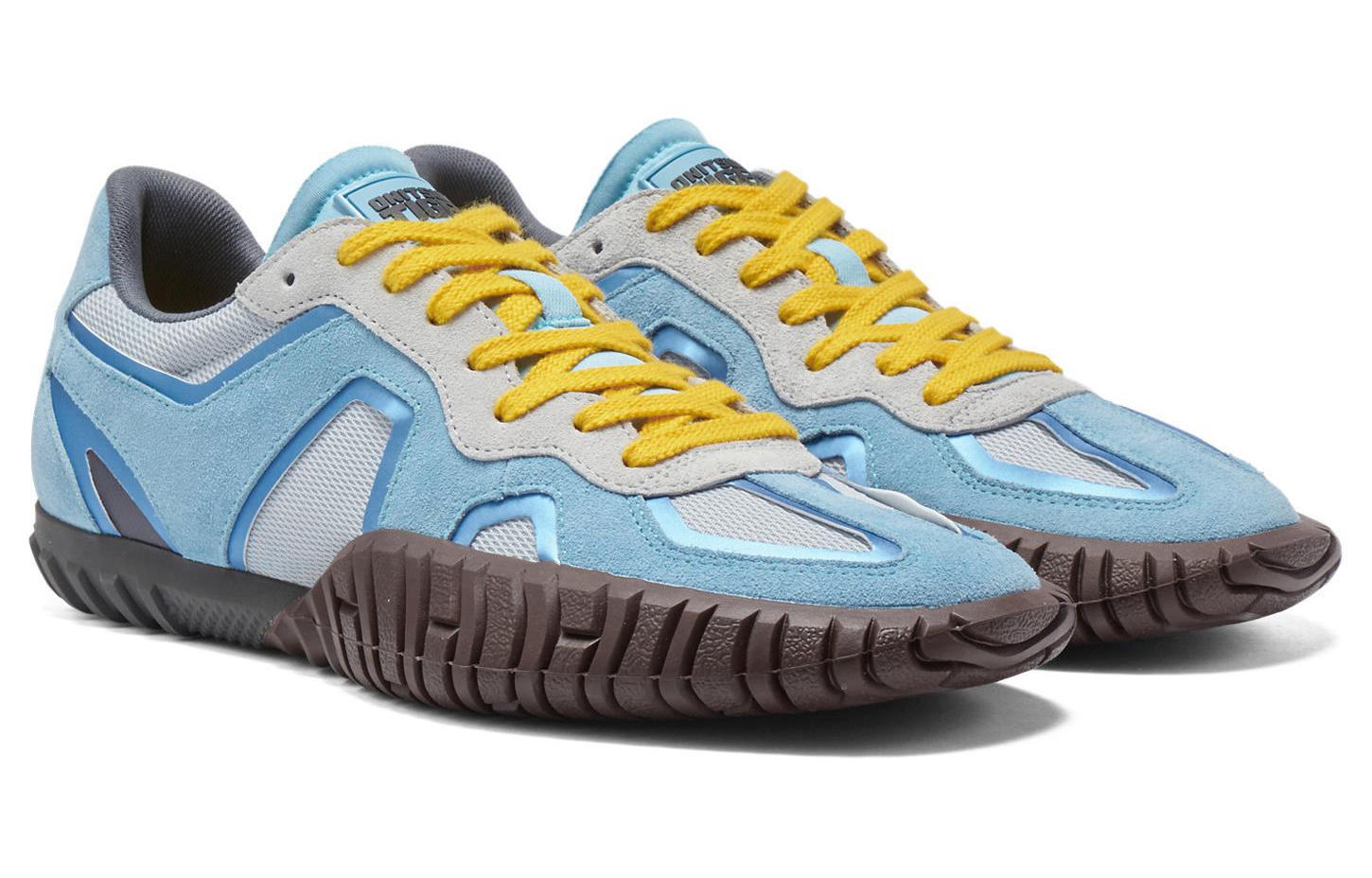 Lookbook Onitsuka Tiger Duck Tiger Trainer 'Arctic Sky Tiger Yellow' 1183C165-400