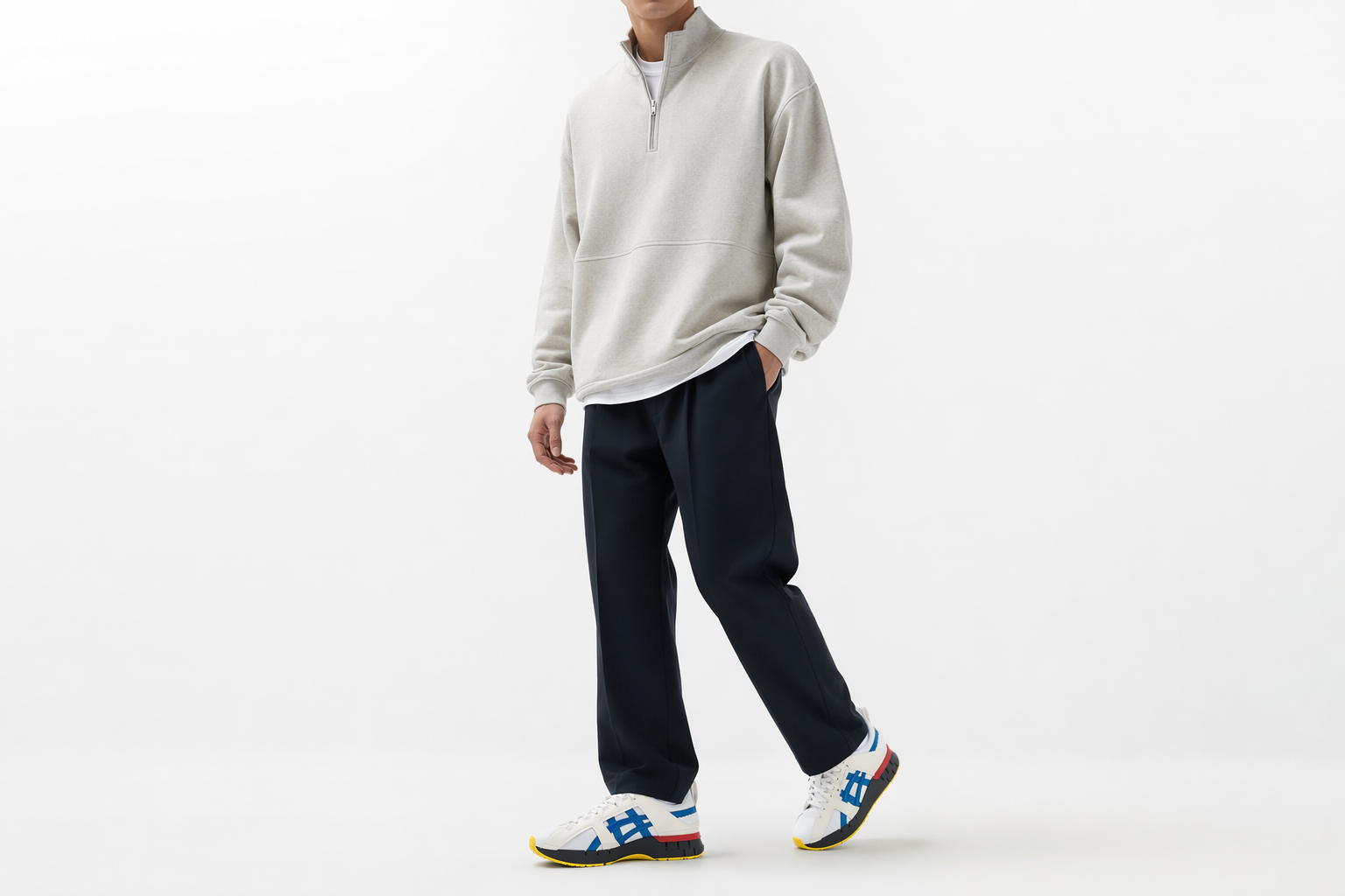 Order 오니츠카 타이거 파빌락 '화이트 블루' 1183A775-101