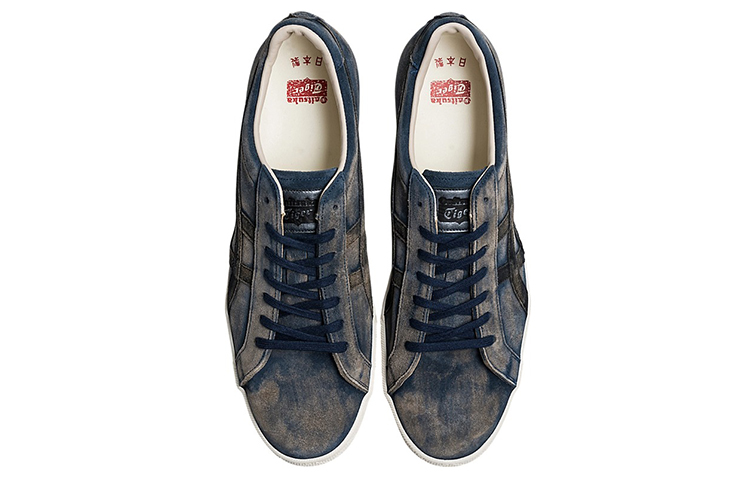 Lookbook Onitsuka Tiger鬼塚虎 Fabre Bl-s Deluxe 復古休閒 低筒 板鞋 男款 藍黑色