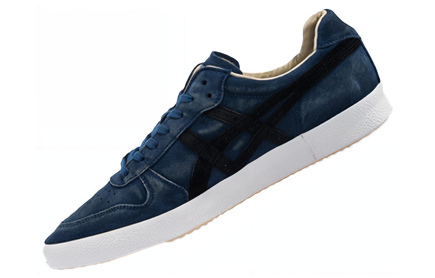 Lookbook Onitsuka Tiger Fabre Nippon Lo 耐磨舒適板鞋 藍黑色