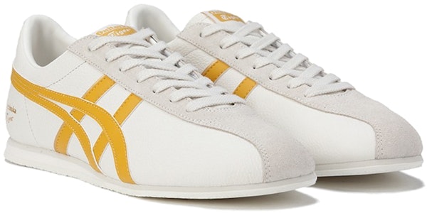 Onitsuka Tiger FB Trainer Kasut Ringan Bernafas Rendah Putih Kuning Sneakers Kasual. 1183B768-104 Lookbook Onitsuka Tiger FB Trainer Kasut Ringan Bernafas Rendah Putih Kuning Sneakers Kasual. 1183B768-104