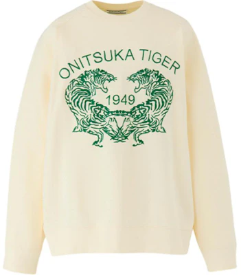Sudadera Onitsuka Tiger FW24 SWETA TOP Logo Crewneck Off-White. 2183B406-700 Order Sudadera Onitsuka Tiger FW24 SWETA TOP Logo Crewneck Off-White. 2183B406-700