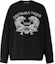 Order Onitsuka Tiger FW24 SWETA TOP Logo Sweatshirt Hitam Crewneck Kasual Outdoor 2183B406-001