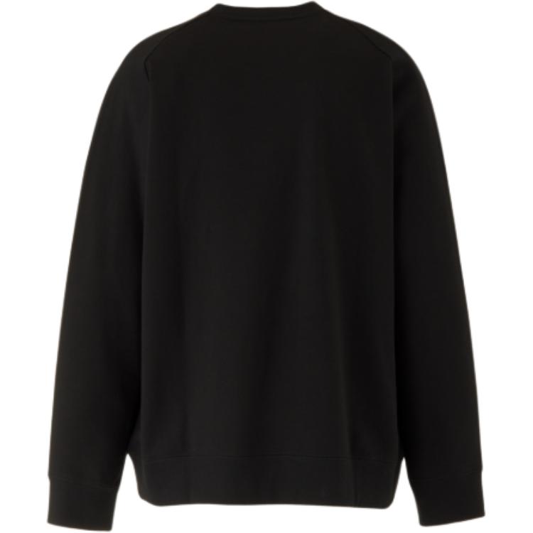 Lookbook Onitsuka Tiger FW24 SWETA TOP Logo Sweatshirt Hitam Crewneck Kasual Outdoor 2183B406-001