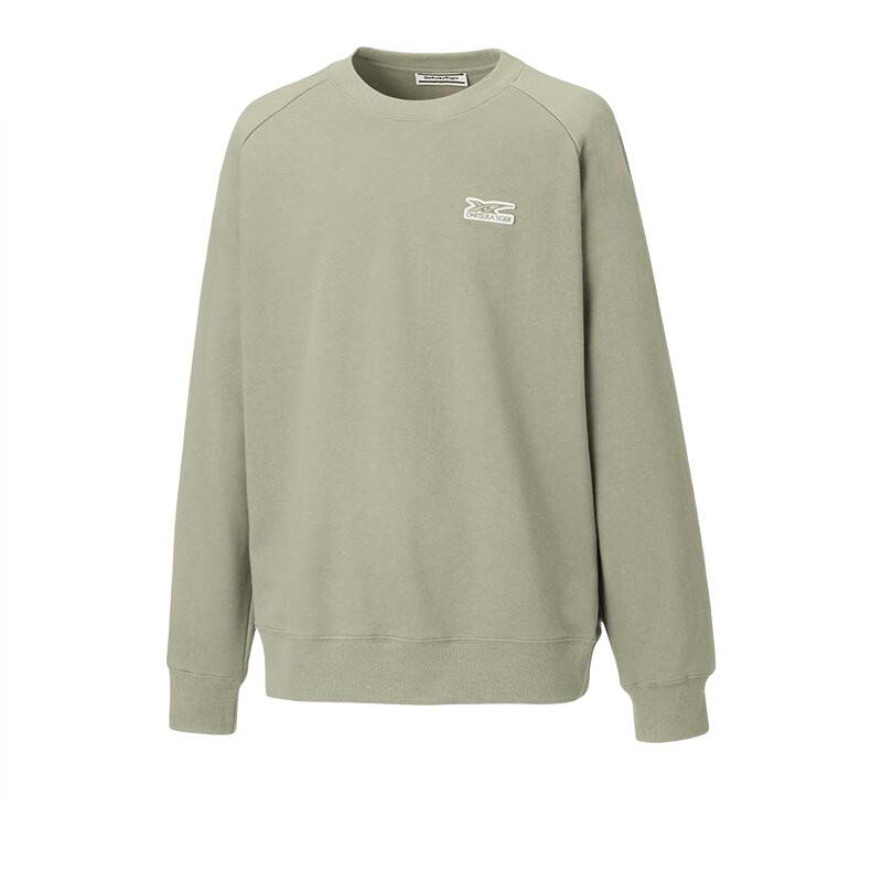 Onitsuka Tiger FW/AW23 Unisex Crewneck Pullover Sweatshirt Deep Green 2183B190-300