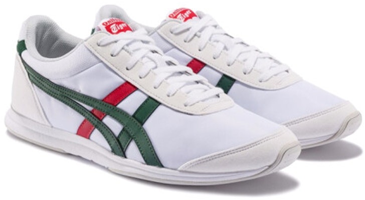 오니츠카 타이거 골든 스파크 스니커즈 화이트/그린 1183A503-100 Order 오니츠카 타이거 골든 스파크 스니커즈 화이트/그린 1183A503-100