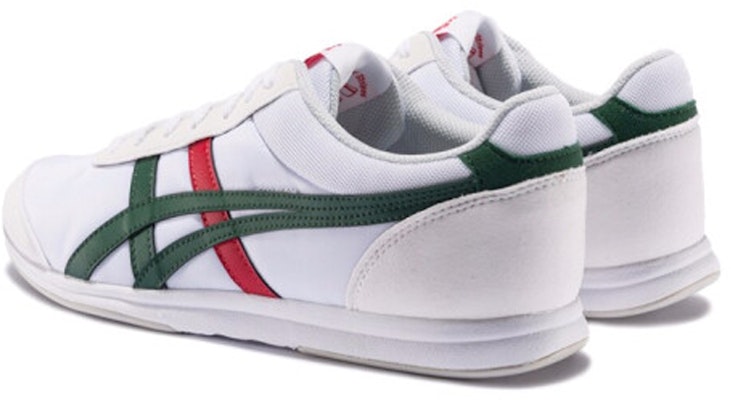 오니츠카 타이거 골든 스파크 스니커즈 화이트/그린 1183A503-100 Lookbook 오니츠카 타이거 골든 스파크 스니커즈 화이트/그린 1183A503-100