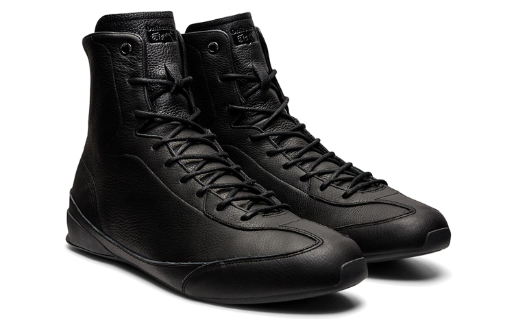 Lookbook 鬼塚虎 極度舒適 運動鞋 輕便透氣 高筒 跑鞋 男女同款 黑色