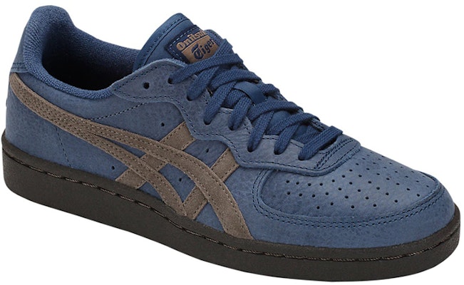 Onitsuka Tiger Gsm 復古低筒休閒板鞋 藍褐 Shop Onitsuka Tiger Gsm 復古低筒休閒板鞋 藍褐