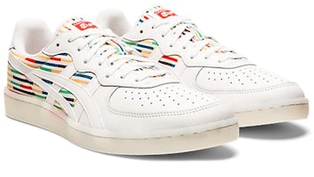 鬼塚虎 Onitsuka Tiger GSM 時尚拼色休閒 低筒 板鞋 男女同款 彩色條紋 Lookbook 鬼塚虎 Onitsuka Tiger GSM 時尚拼色休閒 低筒 板鞋 男女同款 彩色條紋