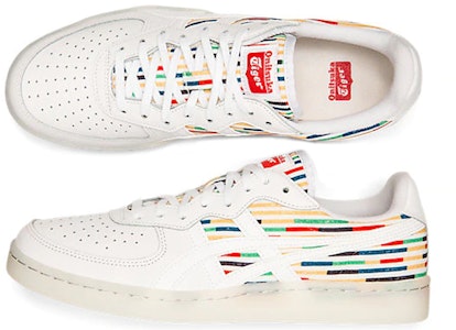 鬼塚虎 Onitsuka Tiger GSM 時尚拼色休閒 低筒 板鞋 男女同款 彩色條紋 Sizing 鬼塚虎 Onitsuka Tiger GSM 時尚拼色休閒 低筒 板鞋 男女同款 彩色條紋