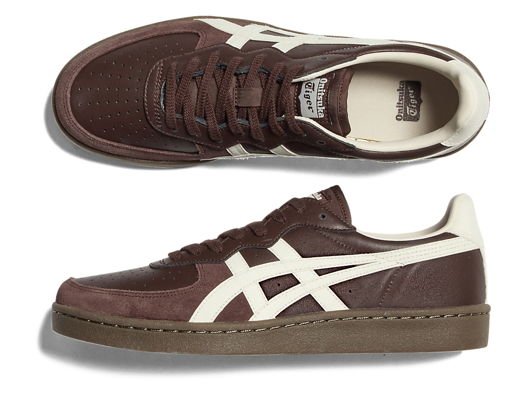 Cheap 鬼塚虎 GSM 深棕色/奶油色 1183A353-200