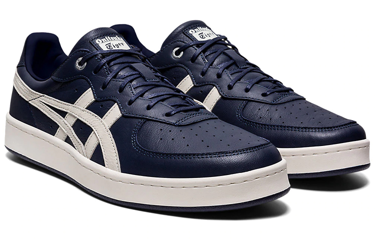 Lookbook Onitsuka Tiger GSM SD 'Peacoat Cream' Lelaki/Kasut Wanita Sporty Retro 1183A803-400