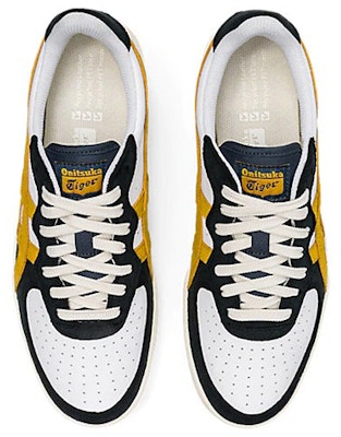 Onitsuka Tiger鬼塚虎 GSM 復古運動 低筒 板鞋 男女同款 黑黃拼接 Shop Onitsuka Tiger鬼塚虎 GSM 復古運動 低筒 板鞋 男女同款 黑黃拼接