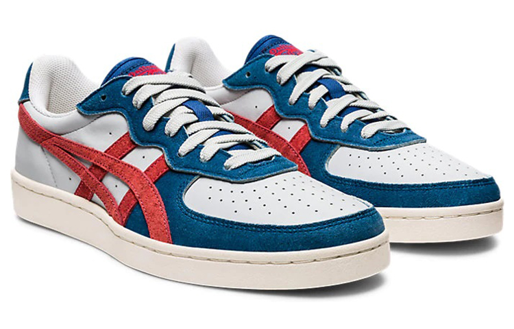 Lookbook 오니츠카타이거 GSM 빈티지 레드/블루 스니커즈 1183A702-020