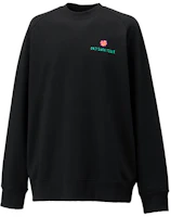 Onitsuka Tiger Handwritten Letter Cartoon Design Crewneck Sweatshirt Unisex Black 2183B344-001 Onitsuka Tiger Handwritten Letter Cartoon Design Crewneck Sweatshirt Unisex Black 2183B344-001