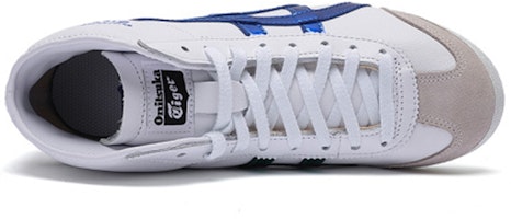 鬼冢虎 舒适 轻便 高帮 跑步鞋 男女同款 白蓝色 Shop 鬼冢虎 舒适 轻便 高帮 跑步鞋 男女同款 白蓝色