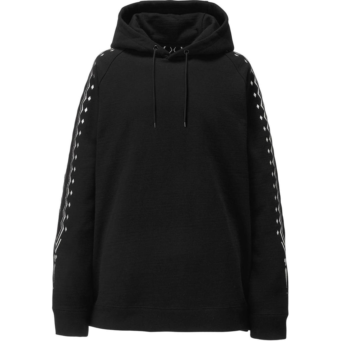 Onitsuka Tiger Hoodie Unisex Black Long-Sleeve Solid Color Pullover 2183B052-001