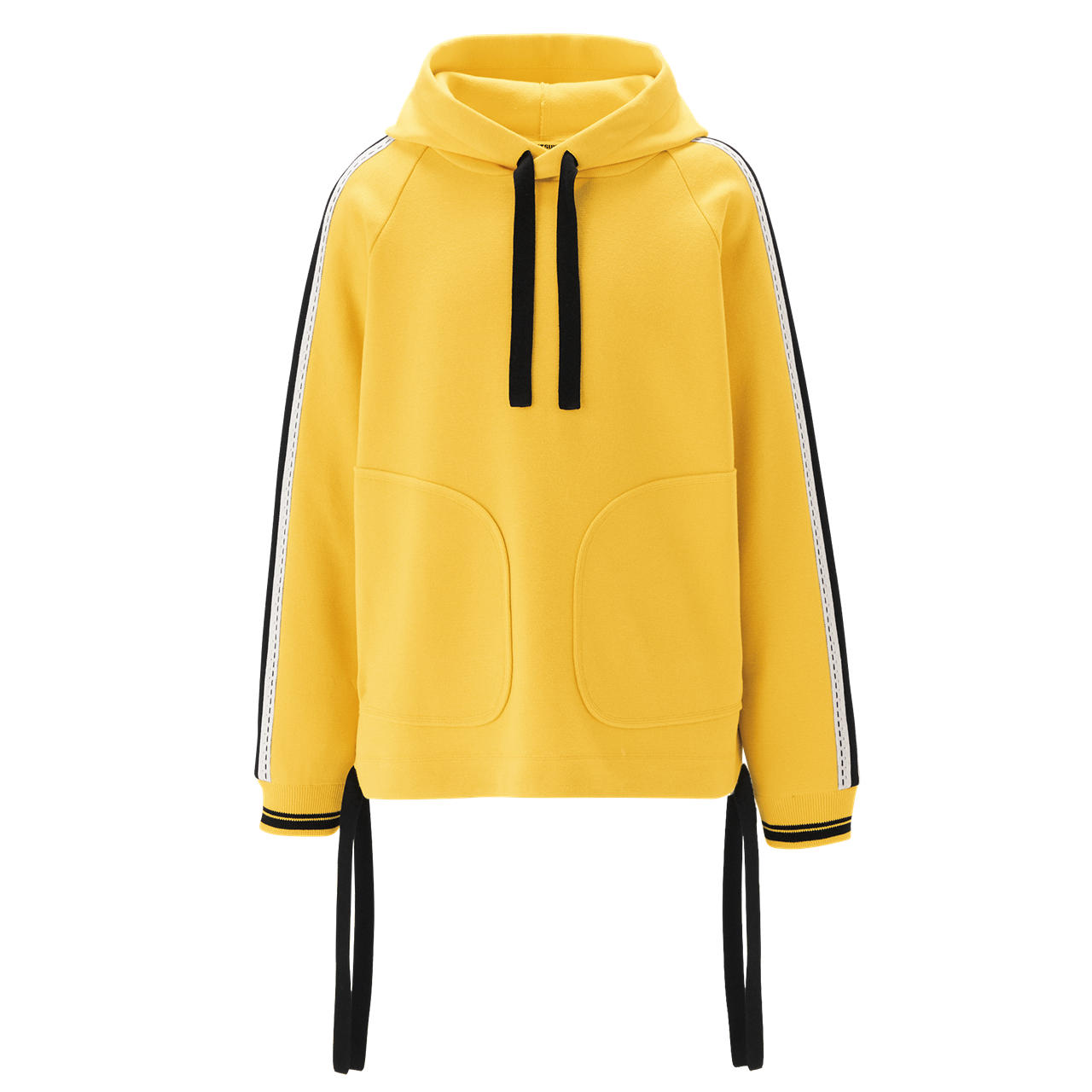 Onitsuka Tiger KNIT Hoodie Yellow Unisex Pullover Sweatshirt Fashion Casualwear 2183B231-750