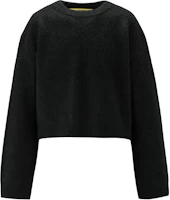 Onitsuka Tiger Knit Top Black Crewneck Sweatshirt Casual Comfortable Style 2181A807-001 Onitsuka Tiger Knit Top Black Crewneck Sweatshirt Casual Comfortable Style 2181A807-001