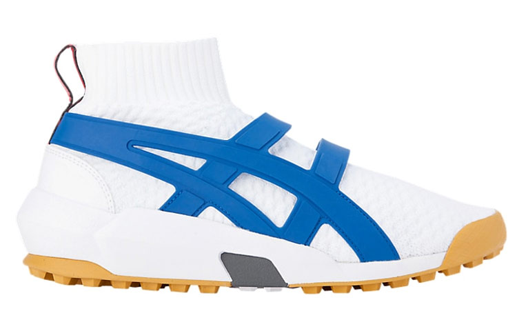 Order Onitsuka Tiger 編織運動鞋 藍白黃色