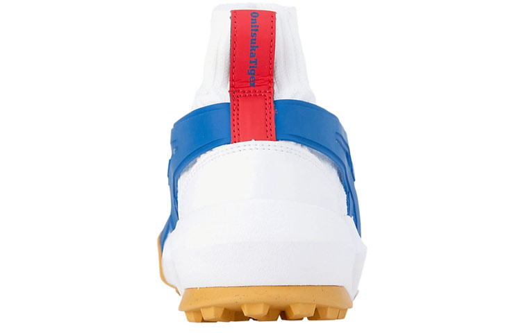 Shop Onitsuka Tiger 編織運動鞋 藍白黃色