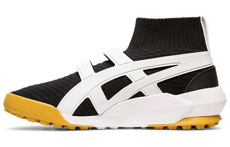 Onitsuka Tiger Knit Trainer Black White Yellow 1183A418-001