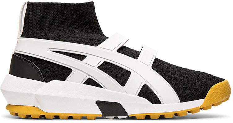 Onitsuka Tiger Knit Trainer Hitam Putih Kuning 1183A418-001 Order Onitsuka Tiger Knit Trainer Hitam Putih Kuning 1183A418-001