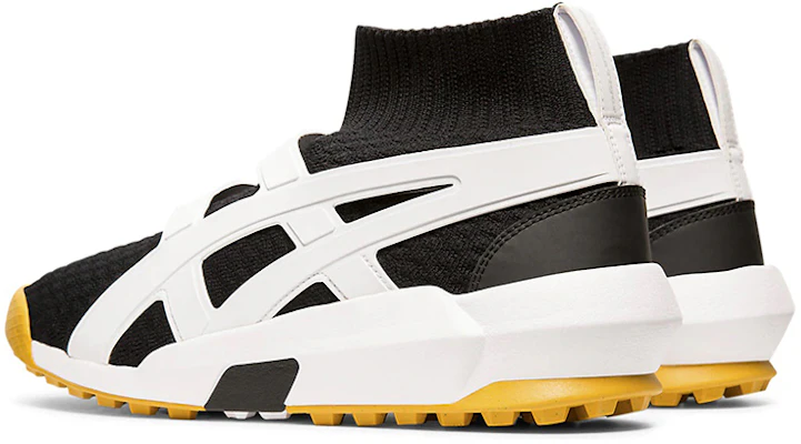 Onitsuka Tiger Knit Trainer Hitam Putih Kuning 1183A418-001 Lookbook Onitsuka Tiger Knit Trainer Hitam Putih Kuning 1183A418-001