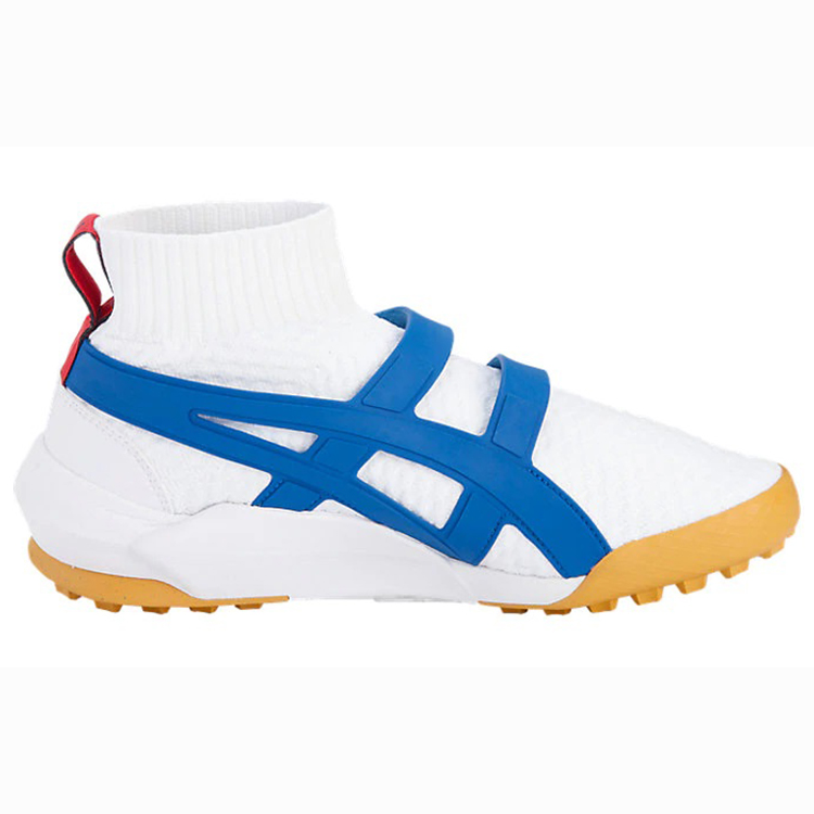 Order Onitsuka Tiger Knit Trainer Blanco Azul 1183A418-100