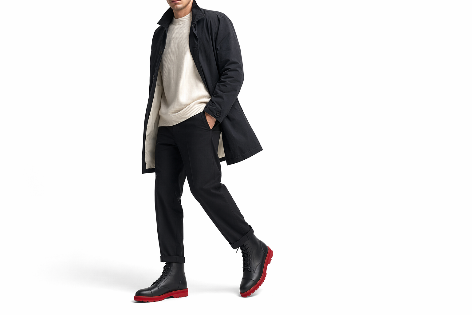 Order 오니츠카 타이거 레드 블랙 부츠 (Onitsuka Tiger Red Black Boots) 1183B826-002