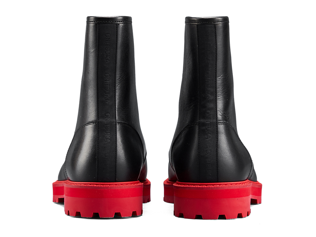 Details for 오니츠카 타이거 레드 블랙 부츠 (Onitsuka Tiger Red Black Boots) 1183B826-002
