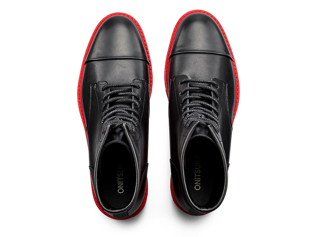 Sizing 오니츠카 타이거 레드 블랙 부츠 (Onitsuka Tiger Red Black Boots) 1183B826-002