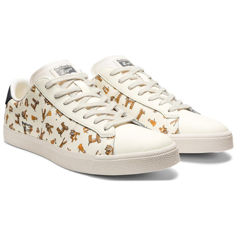 Order Onitsuka Tiger 鬼冢虎 LawnShip 3.0 手繪老虎 休閒 透氣輕便防滑 低幫 板鞋 男女同款 白