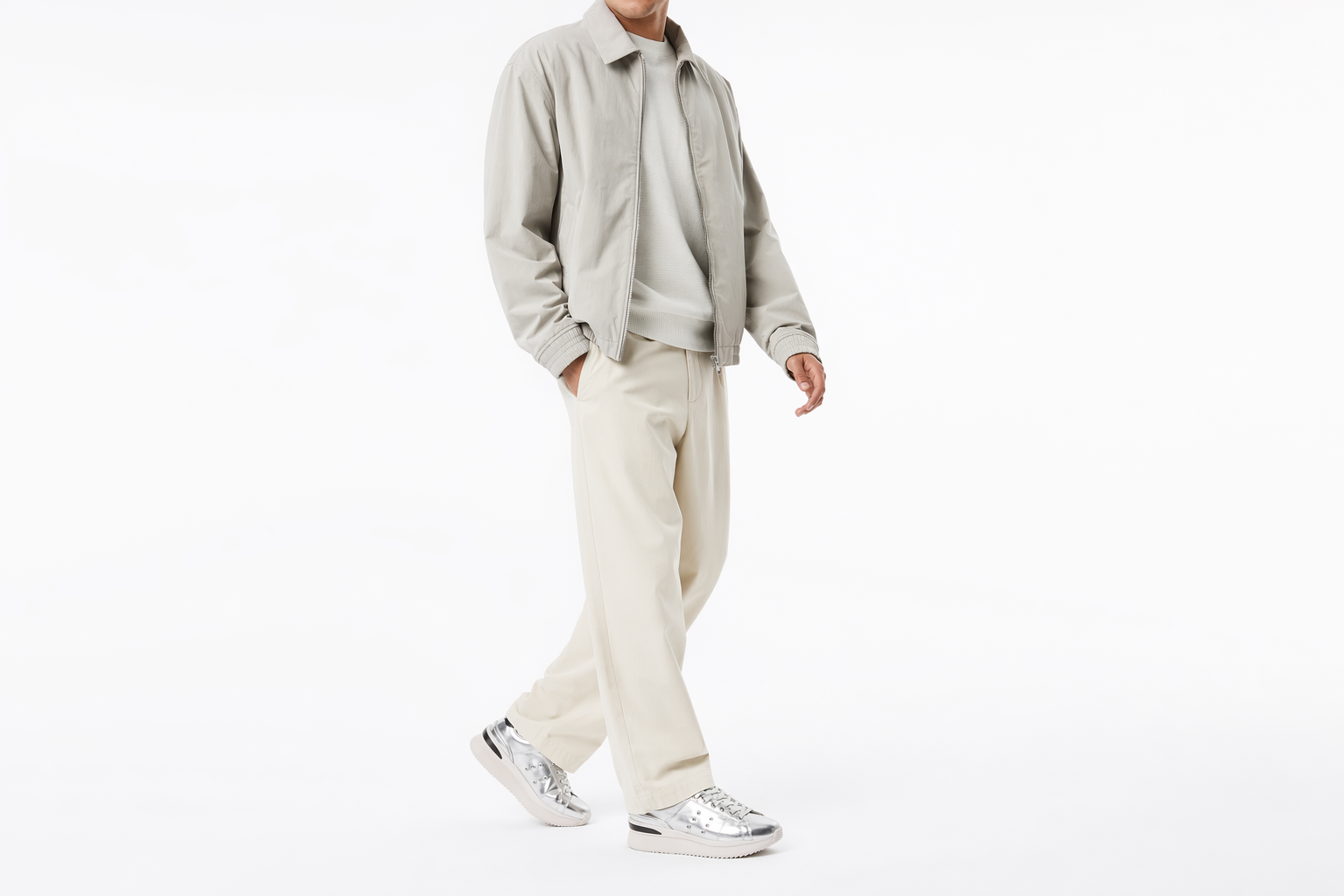 Order Onitsuka Tiger LAWNSHIP PF ARGENT PUR/ARGENT PUR 1183C396-020