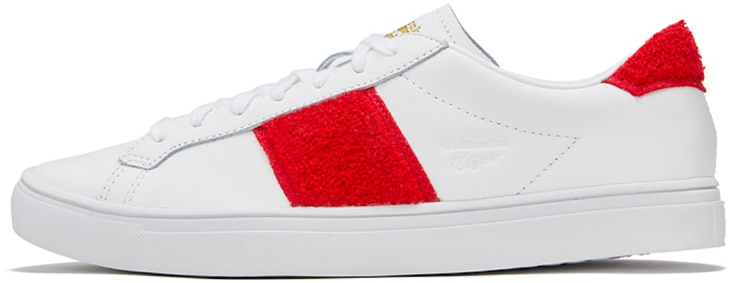 Onitsuka Tiger Lawnship Kasut Putih/Merah 1183A643-102 Buy Onitsuka Tiger Lawnship Kasut Putih/Merah 1183A643-102