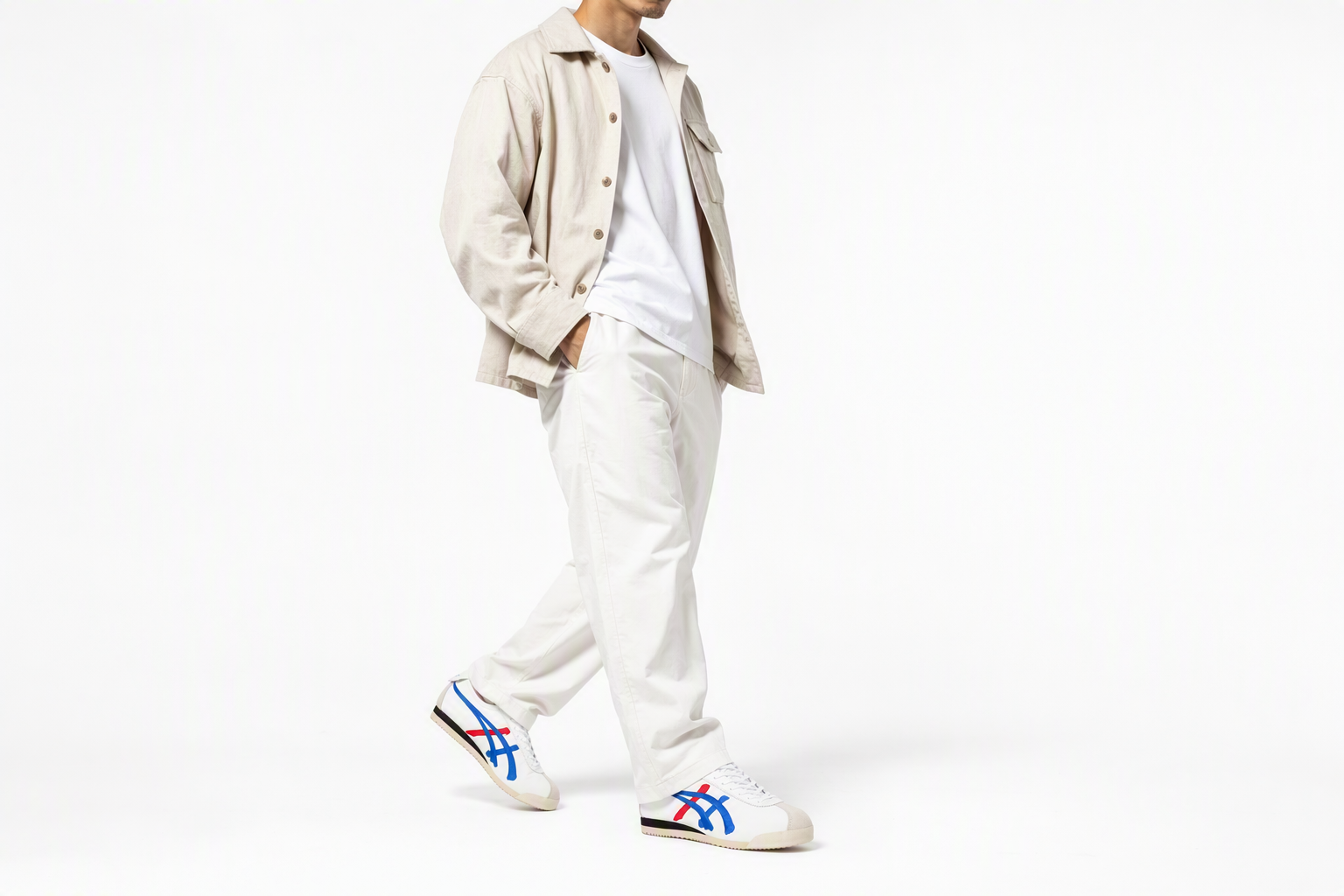 Order 鬼冢虎Limber Up NM '白蓝黄'配色 1183B436-100
