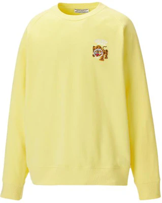 오니츠카타이거 로고 자수 크루넥 스웨트셔츠 유니섹스 라이트 옐로우 2183B183-750 Buy 오니츠카타이거 로고 자수 크루넥 스웨트셔츠 유니섹스 라이트 옐로우 2183B183-750